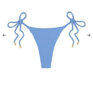 BNWT Monday Swimwear Palma Bikini Bottom - Azure Crinkle